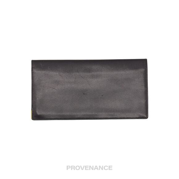 🔴 Givenchy Long Wallet - Black Leather - Picture 2 of 6